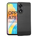 COVERBLACK Case Silicone Rubber Hybrid Case Case Back Cover for Oppo CPH2577 / Oppo_A58 4G - Black