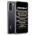 COVERBLACK Flexible Clear Rubber Case Back Cover