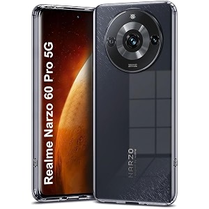 COVERBLACK Flexible Rubber Back Cover for Realme