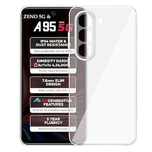COVERBLACK Flexible Rubber Case Back Cover Compatible