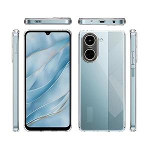 COVERBLACK Flexible Rubber Case Back Cover for
