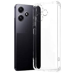 COVERBLACK Rubber Back Cover for Poco M6Pro