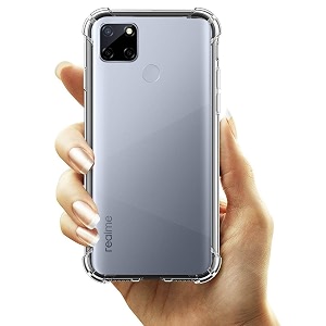 COVERBLACK Rubber Back Cover for Realme C25s