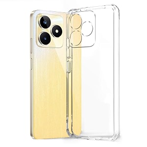 COVERBLACK Rubber Back Cover for Realme N53