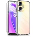 COVERBLACK Rubber Back Cover for Realme RMX3710