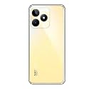 COVERBLACK Rubber Back Cover for Realme RMX3762