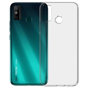 COVERBLACK Rubber Back Cover for Vivo Tecno