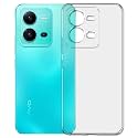 COVERBLACK Rubber Back Cover for Vivo V2202