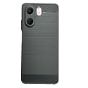 COVERBLACK Rubber Hybrid Matte Rubber Case Matte Finish Back Cover for Compatible Model with Oppo A5x 5G - Black