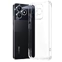 COVERBLACK Rubber Silicone Back Cover for Realme