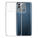 COVERBLACK Rubber Silicone Back Cover for Tecno