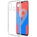 COVERBLACK Rubber Silicone Transparent Back Cover for