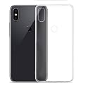 COVERBLACK Rubber Silicone Transparent Back Cover for