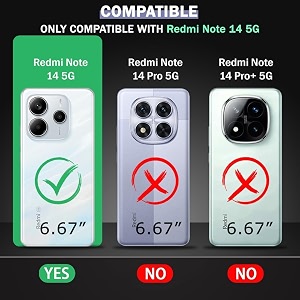 coverblack silicon hybrid matte rubber case back cover compatible model for redmi note 14 5g - black