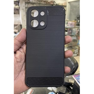 coverblack silicon hybrid matte rubber case a_rmor back cover compatible for vivo y51 pro 5g - black