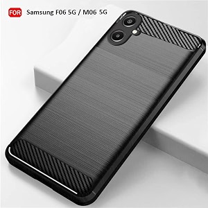 coverblack silicon hybrid matte rubber case matte finish back cover for compatible model with infinix smart 9 hd - black
