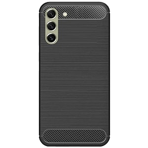 coverblack silicon hybrid matte rubber case back cover compatible model for samsung galaxy s21 fe 5g - black