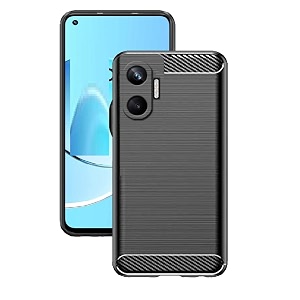 coverblack silicon hybrid matte rubber case matte finish back cover compatible for poco f7 5g - black