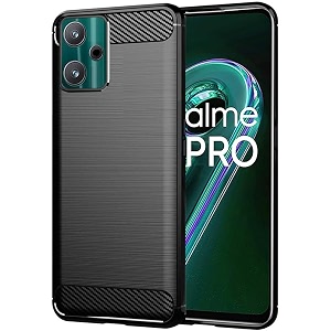 coverblack silicon hybrid matte rubber case matte finish back cover for compatible model with realme 14t 5g - black