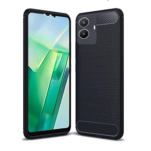 coverblack silicon hybrid matte rubber case brushes tpt back cover compatible for ai nova 2 ultra 5g - black