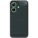 COVERBLACK Silicon Hybrid Matte Rubber Case Back Cover Compatible Model for Realme C61 - Black
