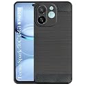 COVERBLACK Silicon Hybrid Matte Rubber Case Matte Finish Back Cover for Compatible Model with Tecno POP 9 5G / Spark 30c - Black