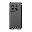 COVERBLACK Silicon Hybrid Matte Rubber Case Back Cover Compatible Model for OnePlus 11R 5G - Black