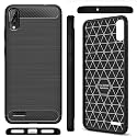 COVERBLACK Silicon Hybrid Matte Rubber Case Matte Finish Back Cover Compatible for GIONEE F11 - Black