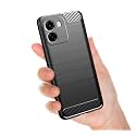 COVERBLACK Silicon Hybrid Matte Rubber Case A_rmor Back Cover Compatible for Oppo A6s 5G / A6 5g / K14 5G - Black