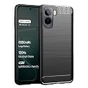 COVERBLACK Silicon Hybrid Matte Rubber Case Brushes TPT Back Cover Compatible for Vivo T5 Pro 5G - Black