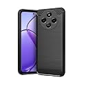 COVERBLACK Silicon Hybrid Matte Rubber Case Back Cover Compatible Model for Xiaomi Redmi A4 - Black