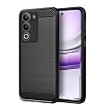 COVERBLACK Silicon Hybrid Matte Rubber Case Matte Finish Back Cover Compatible for Oppo A5 5G - Black