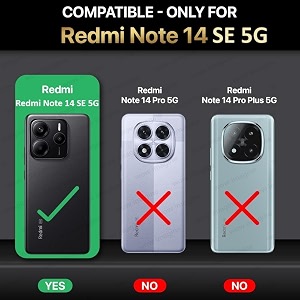 coverblack silicon matte carbon fibre matte finish brushes case back cover compatible for mi redmi note 14se 5g - black