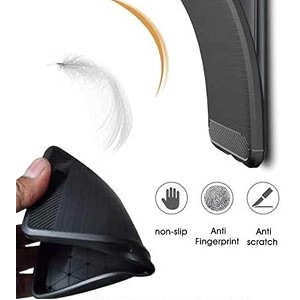 coverblack silicon matte rubber hybrid case back cover compatible model for vivo v2338  t3x 5g - black