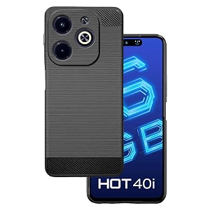 coverblack silicon matte rubber hybrid case back cover compatible model for tecno spark go 2024 -bg6 - black