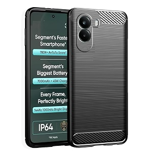 coverblack silicon matte rubber hybrid lining case back cover compatible for redmi a7 propoco c85x 5g - black