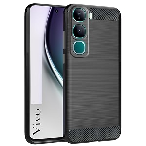 coverblack silicon matte rubber hybrid matte finish case back cover compatible for vivo v2439  y400 pro 5g - black