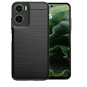 COVERBLACK Silicon Matte Rubber Hybrid Matte Finish Case Back Cover for Compatible Model with Realme RMX5070 / Realme_P3 - Black