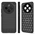 COVERBLACK Silicon Matte Rubber Hybrid Matte Finish Case Back Cover for Compatible Model with Vivo V2502 / Vivo_ T4 5G - Black