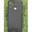 COVERBLACK Silicon Matte Rubber Hybrid Matte Finish Case Back Cover Compatible for Infinix X6823C / Smart 6+ Plus - Black