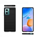 COVERBLACK Silicon Matte Rubber Hybrid Matte Finish Case Back Cover Compatible for Mi Redmi 11Prime 5G - Black
