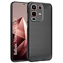 COVERBLACK Silicon Matte Rubber Hybrid Matte Finish Case Back Cover Compatible for Infinix X6870 / Note 50s 5G - Black