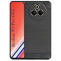 COVERBLACK Silicon Matte Rubber Hybrid Matte Finish Case Back Cover for Compatible Model with Realme P3 Pro - RMX5032 - Black
