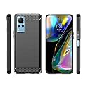 COVERBLACK Silicon Matte Rubber Hybrid Matte Finish Case Back Cover Compatible for Infinix X663 / Note 11 4G - Black