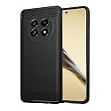 COVERBLACK Silicon Matte Rubber Hybrid Matte Finish Case Back Cover for Compatible Model with Realme 13Pro / Realme 14ProLite - Black