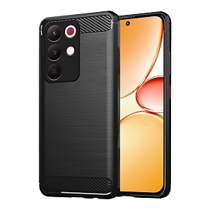 coverblack silicon matte rubber hybrid a_rmor case back cover compatible for realme 90x  realme 15x 5g - black