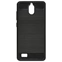 COVERBLACK Silicone Hybrid Case Back Cover for JioFi Jio Phone Next - Black