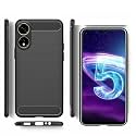 COVERBLACK Silicone Hybrid Matte Rubber Case Back Cover for itel P55 5G - Black