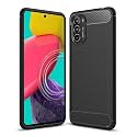 COVERBLACK Silicone Hybrid Matte Rubber Case Back Cover for Motorola G52 - Black