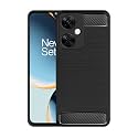COVERBLACK Silicone Hybrid Rubber Case Back Cover for OnePlus Nord CE 3 Lite 5G - Black